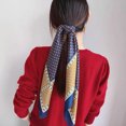 thumbnail image 5 of Scarf Medium Square Satin Head Scarf for Women, 5 of 5