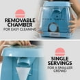 thumbnail image 3 of Nostalgia Snow Cone Maker and Shaved Ice Machine with 360 Degree Clear Chamber and Drip Tray, Blue, 3 of 12