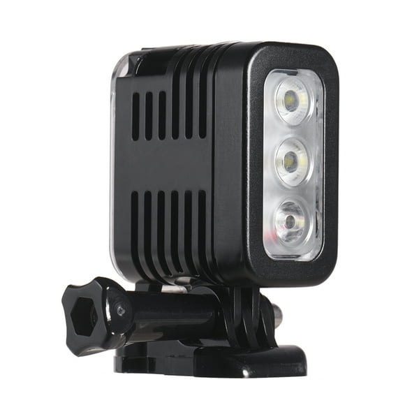 Waterproof LED Video Light Diving Light 5500-6000K 300Lux Underwater 30m Wide Angle Micro USB Charging for GoPro Hero 7 6 5 4 3+ 3 Session and Other Similar Sized Action Cameras