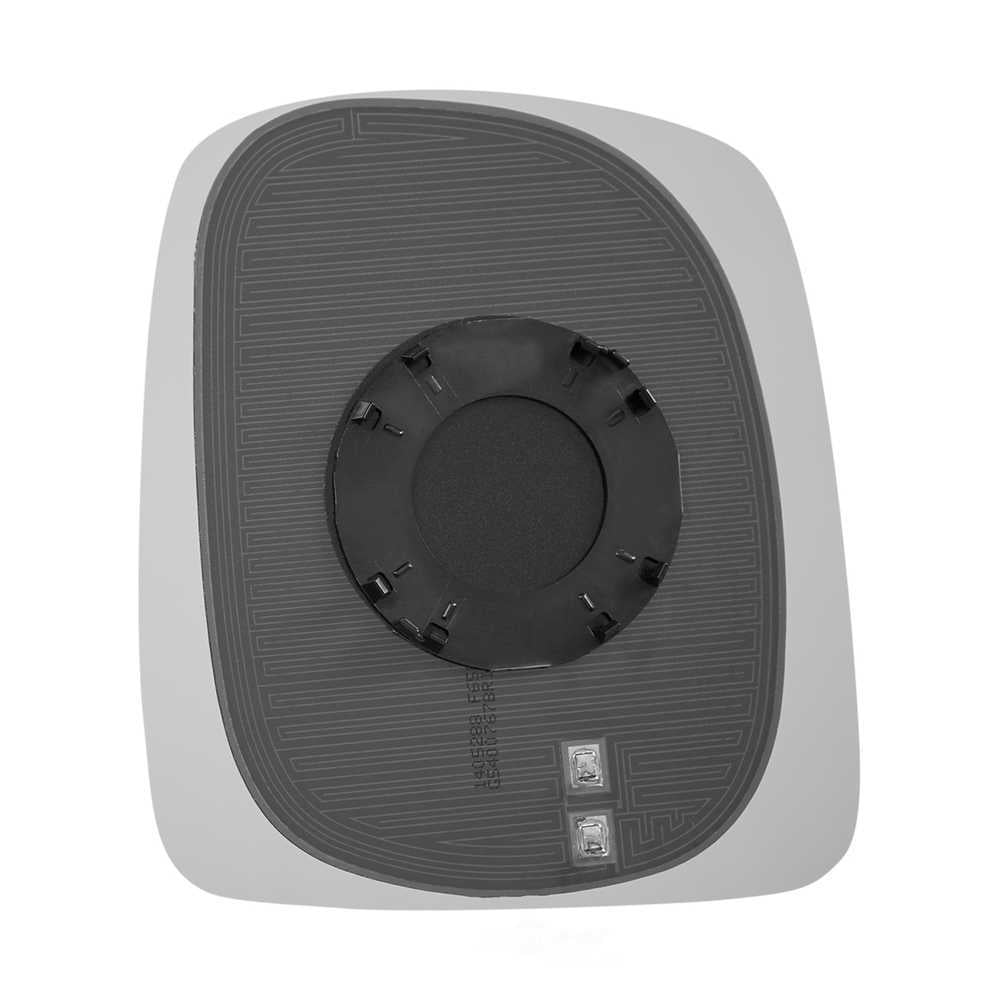 Burco Side View Mirror Replacement Glass with Motor Mount Plate - Clear Glass - 2968HRSG