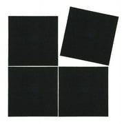 Triluc Place and Stick Tile Mats, Black, 12x12 (4 pieces/box)