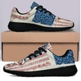 thumbnail image 3 of Music Notes America Shoes Sneakers for Women Men Black Size 5, 3 of 7