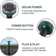 thumbnail image 2 of Solar Mole Repellent, 4 Pack Ultrasonic Solar Power Animals Repeller Waterproof For Outdoor Garden Lawn Yard Get Rid Of Moles Voles Gophers Rats Roden, 2 of 2