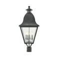 thumbnail image 2 of Livex Lighting Amwell 4 Light Outdoor Post Lantern, 2 of 7