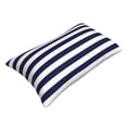 thumbnail image 3 of Disketp Pillow Covers Navy Blue And White Stripes Pattern Throw Pillow Case Cushion Covers,Cushion For Bedroom,Couch,Home-20"X30", 3 of 9
