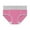Hot Pink, variant on yunLCZ Women's Cotton Underwear High Waist Women's Briefs Breathable Mid Waist Plus Size Underpants