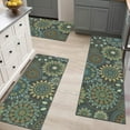thumbnail image 6 of Boho Kitchen Rug Sets 3 Piece with Runner, Farmhouse Kitchen Rugs Non Slip Washable, Kitchen Mats for Floor Set of 3 for Kitchen Entryway Hallway Laundry Room, 6 of 6