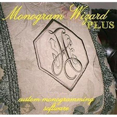 Monogram Wizard Embroidery - Monogram Wizard Plus Embroidery Lettering Software Special Edition
