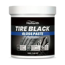Yoloke Tire Black Gloss Paste - Enhance Your Car or Motorcycle Tires with This Premium Bright Coating Wax; Restores Shine and Protects for Long-Lasting Results