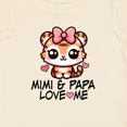thumbnail image 4 of Inktastic Mimi and Papa Love Me Girls Grandchild Girls Baby T-Shirt, 4 of 5