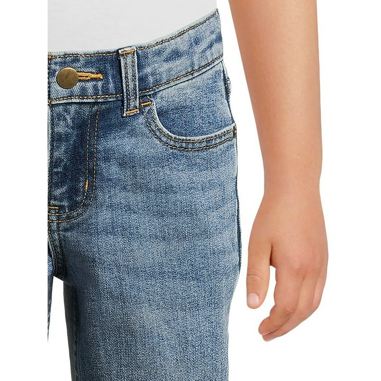 Wonder Nation Boys Vintage Straight Leg Denim Jeans, 2 Pack
