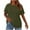 Army Green, variant on fatyb Women's Plus Size Tops Short Sleeve Crew Neck Pleated T-Shirts Womens Summer Plain Loose Blouses