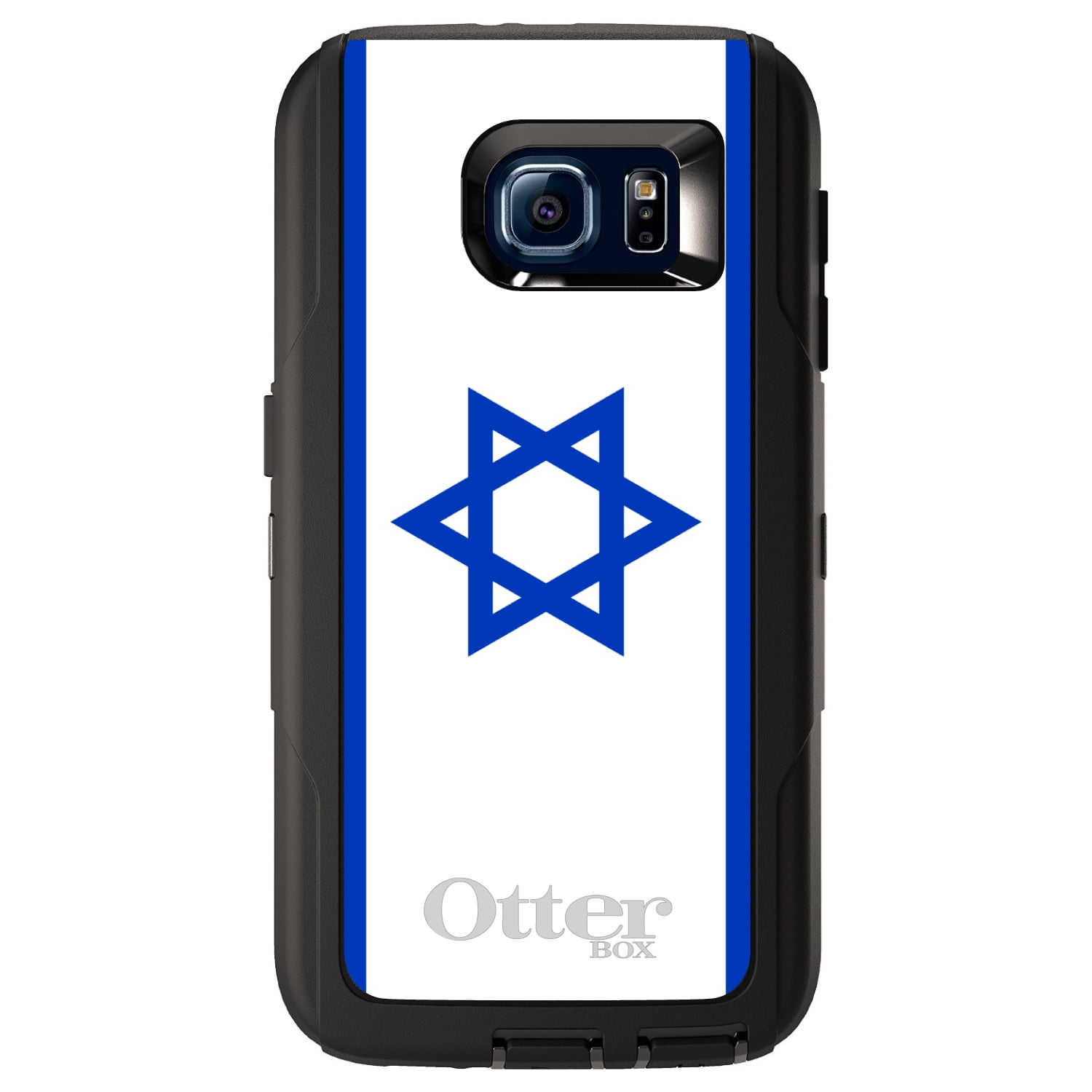DistinctInk Custom Black OtterBox Defender Series Case for Samsung Galaxy S6... by DistinctInkâ„¢