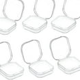 thumbnail image 4 of 6x Mini Jewelry Storage Box Jewelry Accessories Transparent Accessories Mini Square with Lid for Earplugs Crafts S, 4 of 8