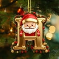 thumbnail image 3 of Rapeiae 26 Letters Christmas Tree Decoration Pendant Christmas Tree Ornaments Personalized Christmas Ornaments Christmas Decoration Xmas Tree Hanging Decor, 3 of 4