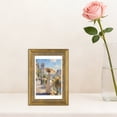 thumbnail image 5 of 4x6 Picture Frame – Matte Gold Ornate Vintage Gallery Wall Photo Frame with Mat for 3.5x5, 5 of 8
