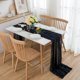 thumbnail image 3 of Blue Table Runner, 90x300 cm, in Dark Blue, Washable Table Runner, Wedding Table Decoration, Table Strip 3 m, 3 of 4