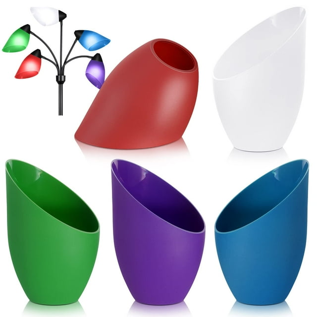 Pantalla de lámpara Tuanse 5 colores plástico 13x9x4 cm ajuste 4 cm