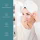 thumbnail image 4 of Toalla de pelo de microfibra Waffle para todos los estilos y longitudes de cabello, turbante de secado rápido con botón y banda elástica, perfecta para mujeres, hombres y niños (blanco) JAMW Sencillez, 4 of 5
