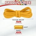 thumbnail image 2 of Uxcell No Tie Shoelaces Tieless Elastic Shoe Laces Replacement, with 4 Metal Locks Buckles Fit for Sneakers Canvas Shoes Yellow, 2 of 7