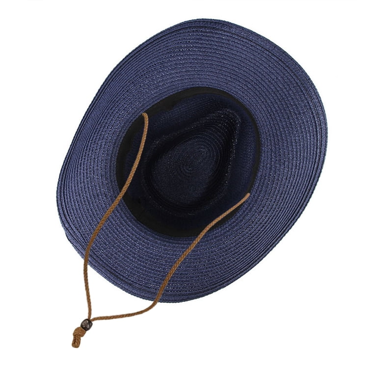 BODOAO Panama Hat Sun Hats for Women Men Roll Up Hats Cuban  display picture 1