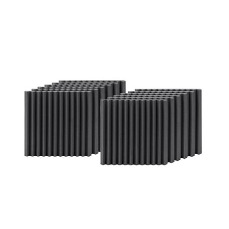 UPC: 0889028133774 | Monoprice Studio Wedges Acoustic Foam Panels (12-pack) 1in x 12in x 12in Fire-Retardant  Easy To Install – Stage Right Series