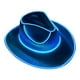 thumbnail image 2 of Sombrero de vaquero de LED, azul, 2 of 3