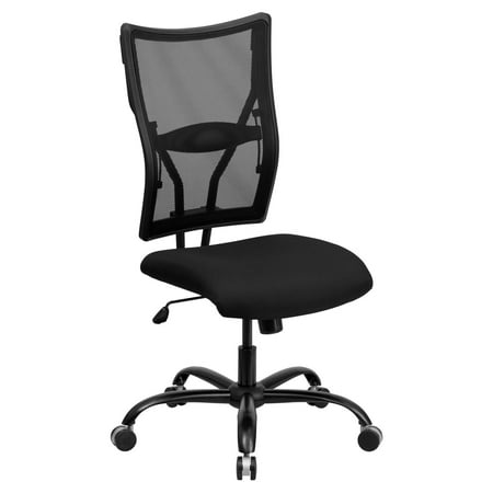 Flash Furniture Hercules Series Big and Tall Mesh Office Chair, Black