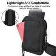thumbnail image 5 of Men Chest Bag Outdoor Travel Sport Shoulder Pack Crossbody Sling Backpack Oxford, 5 of 9