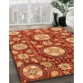 thumbnail image 2 of Ahgly Company Indoor Rectangle Abstract Orange Abstract Area Rugs, 2' x 5', 2 of 6