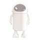 thumbnail image 5 of Papelera con forma de astronauta, con tapa deslizante, resistente y bonita Blanco, 5 of 8