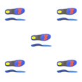 thumbnail image 1 of Wweixi Insoles Answer To Foot Pain And Discomfort Multifunctional Breathable blue M 5Set, 1 of 6
