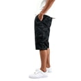 thumbnail image 4 of SONXAHE Camouflage Print Cargo Shorts For Men Drawstring Waist Mid Cut Outdoor Casual Bermudas, 4 of 8