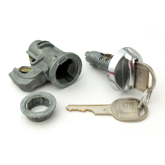 JEGS Glovebox Lock Set Fits Select 1969-1981 GM Models [Oval Style GM Keys]