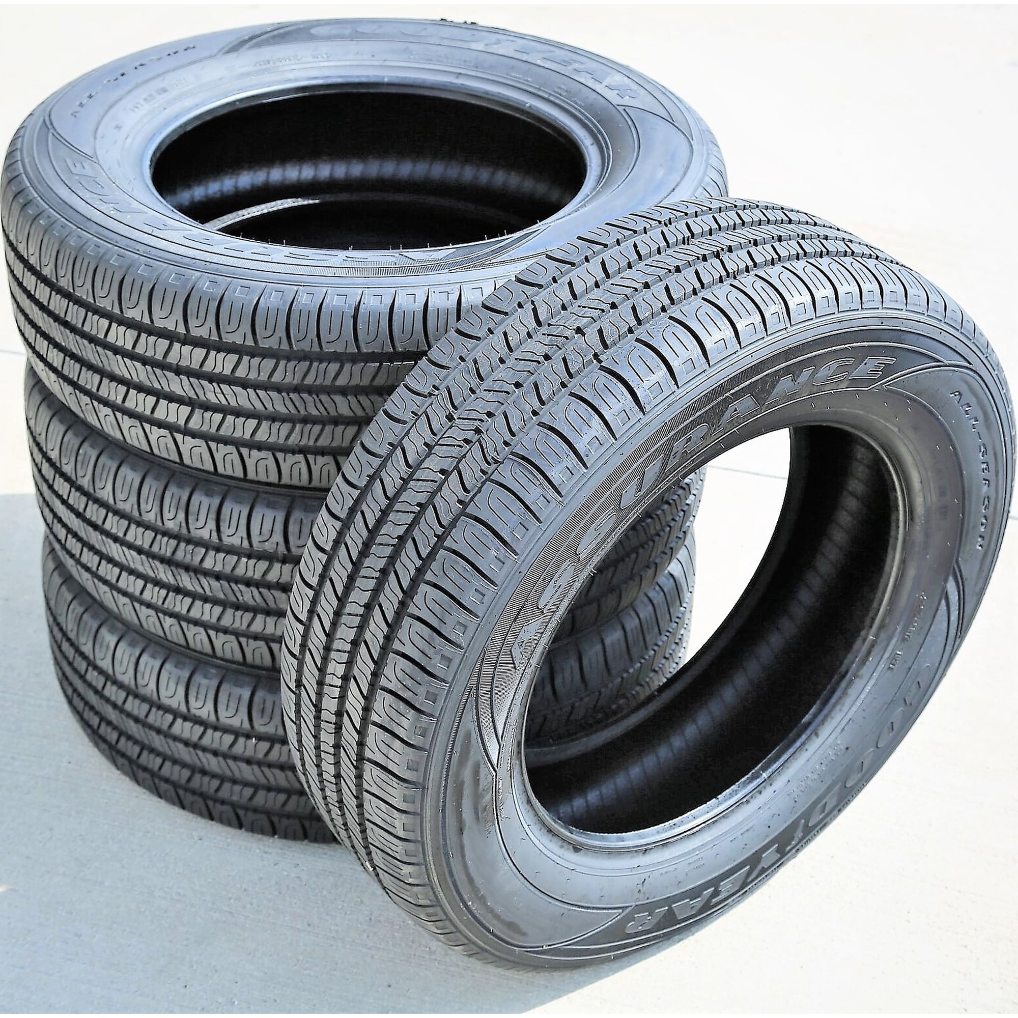 Set of 4 (FOUR) Goodyear Assurance All-Season 185/65R14 86T A/S All Season Tires Fits: 2009-11 Nissan Versa 1.6 Base, 1996-2000 Honda Civic HX