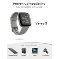 thumbnail image 2 of Sinoacc Charger Dock Stand with USB Fast Charging Cable 3.3Ft, for Fitbit Versa 2, 2 of 5