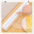 thumbnail image 4 of Cling Film Dispenser Foil Cutter - Restaurant Accessories Cutter Cutter Organizer Fits Widths Less Than 32CM for Aluminum Foil Plastic Wrap, 4 of 5