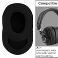 thumbnail image 3 of Ear Pads for Audio-Technica M50X M50xBT2 M40X M70X MSR7 MSR7NC MSR7BK MSR7GM Ear Headphones Replacement Ear Cushions, Ear Covers, Headset Earpads ( Cooling-Gel / Black ), 3 of 6