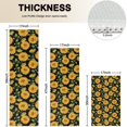 thumbnail image 4 of Black Sunflower Bud Pattern Kitchen Rugs Sets Of 3,Kitchen Runner Rugs Non Skid Washable,Decorative Kitchen Floor Mats for Kitchen,Sink,Laundry,17"x30"+ 17"x47" + 17"x59", 4 of 6