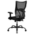 thumbnail image 6 of Flash Furniture HERCULES Series Big & Tall 400 lb. Rated Black Mesh Executive Swivel Ergonomic Office Chair with Adjustable Arms, 6 of 13