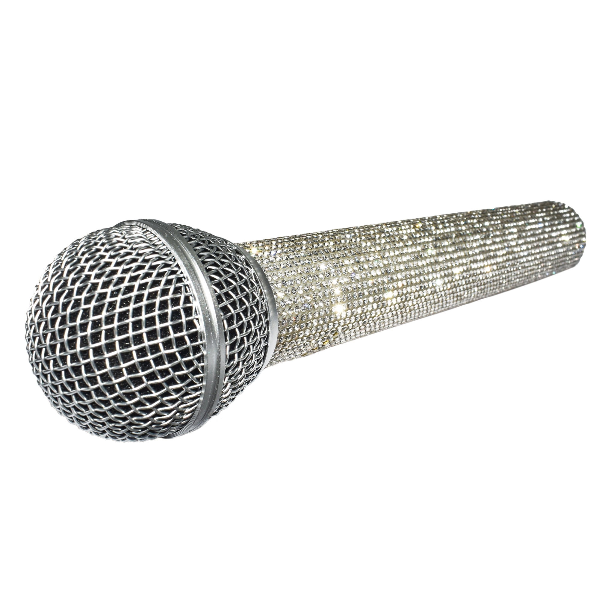 Pop Star Microphone Costume Accessory for Children, Silver, Halloween by Way To Celebrate