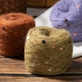 thumbnail image 4 of XmhyTop-A 100g Fluffy Glitter Sequin Yarn DIY Craft Knitting Yarn for Sweaters Scarves, Sparkle Crochet Yarn with Sequins,White, 4 of 4