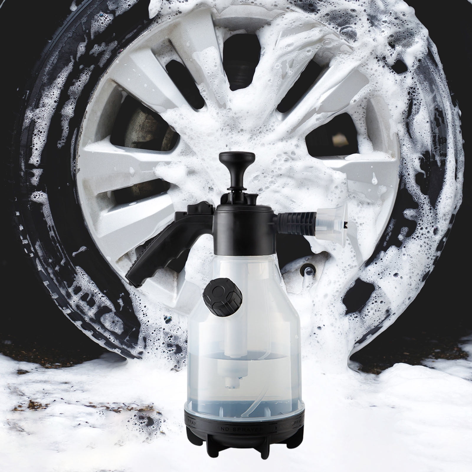 Dvumao Cleaning Supplies, Car Wash Foam Sprayer Manual Air Pressure Sprayer Car Home Dualuse Pressurized Car Wash Watering High-pressure Sprinkler Sprayer, Mom Gifts