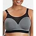 thumbnail image 6 of Body Up Womens Ready Steady Medium Impact Wire-Free Sports Bra Style-SB20257, 6 of 6