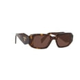 thumbnail image 2 of Prada PR 17WS Plastic Womens Rectangle Sunglasses Tortoise 49mm Adult, 2 of 3