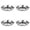 Silver 4PCS, variant on Non Stainless Steel Plate Disc Flat Plate Plate Shallow Plate Deep Plate Stainless Steel Plate Plate Plate Plate Cutlery