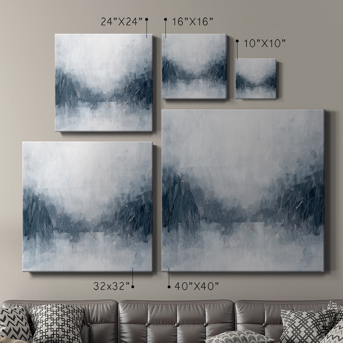 Wexford Home Polar Mist I-Premium Gallery Wrapped Canvas, 10" x 10" - Ready to Hang