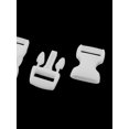 thumbnail image 2 of Unique Bargains White Plastic Quick Release Buckle Clip, 7 Pack, 2 of 2