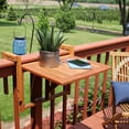 thumbnail image 6 of Sunnydaze 27.5" Meranti Folding Balcony Outdoor Dining Table, 6 of 10