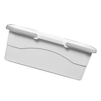 BESTYASH Sturdy White Mop Bucket with Handle and Drain for Household Use